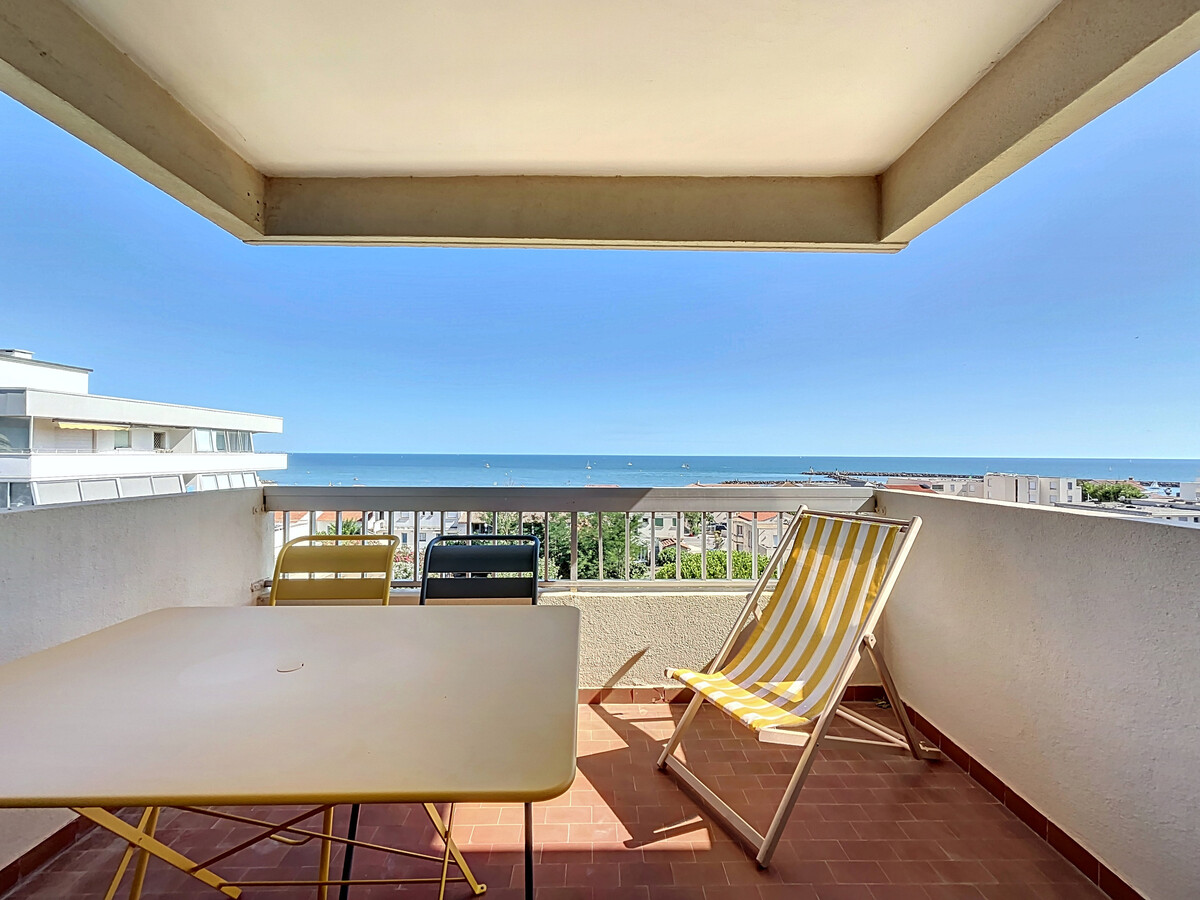 T2 vue mer Carnon - 4 couchages, 5e étage avec ascenseur - Photo 1