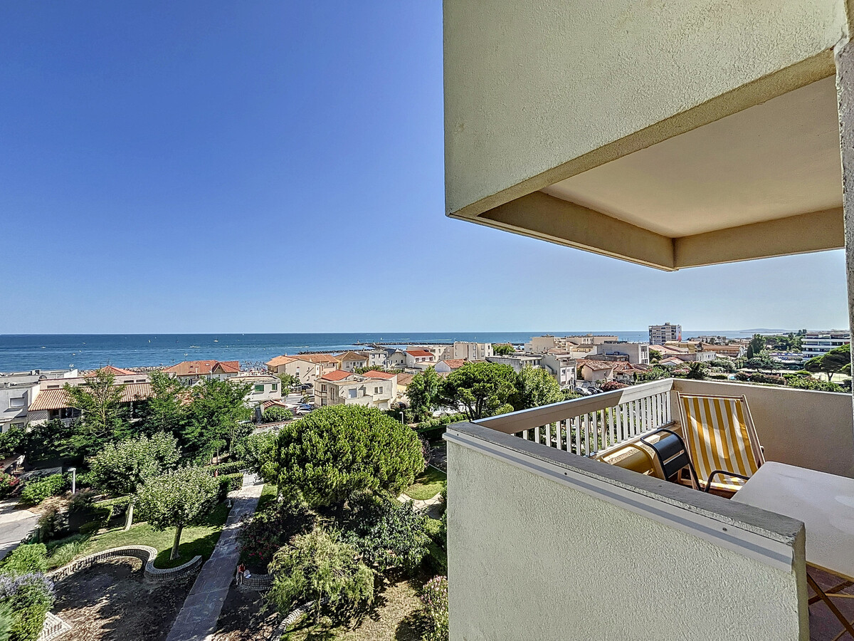 T2 vue mer Carnon - 4 couchages, 5e étage avec ascenseur - Photo 2