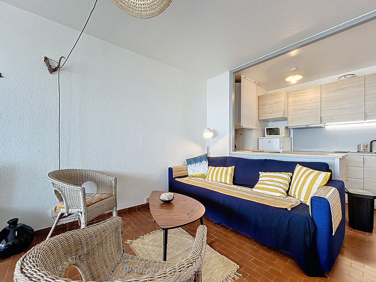 T2 vue mer Carnon - 4 couchages, 5e étage avec ascenseur - Photo 3