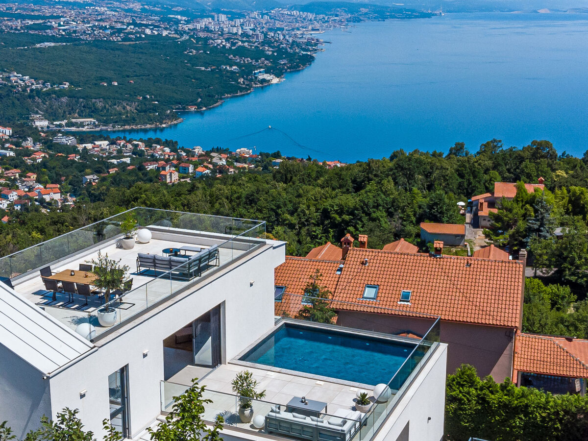 Villa Opatija Sky, 4 chambres, piscine privée et vue mer - Photo 12