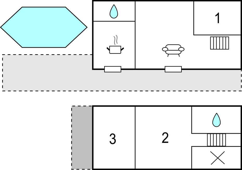 Maison 6 personnes avec piscine chauffée à Deauville - Photo 38