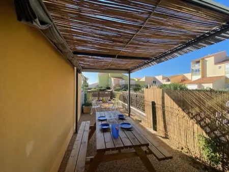 Location appartement à Narbonne, T2 lumineux avec jardin, proche plage à Narbonne – 4 pers, équipement complet, environnement calme