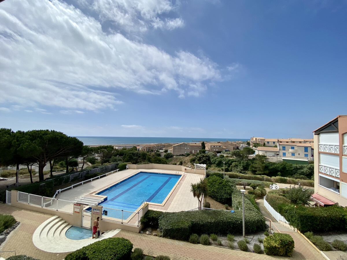 T2 cabine vue mer, parking et piscine à Fleury - Photo 1