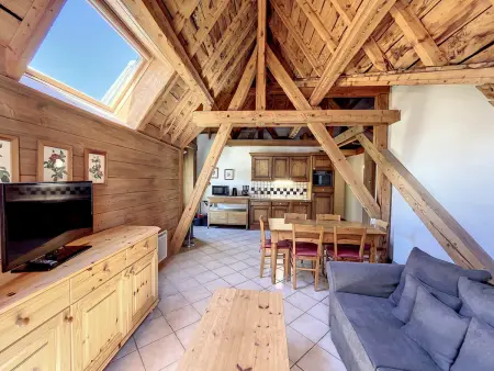 Location appartement à Chamonix Mont Blanc, Chamonix: Appart. standing 6 pers, 3 ch, parking, centre-ville