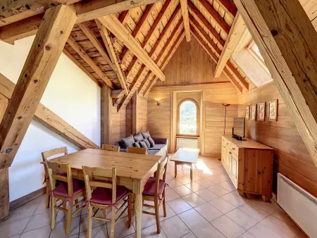 Appart. standing Chamonix, 3 ch, vue Mont-Blanc, parking : photo 4