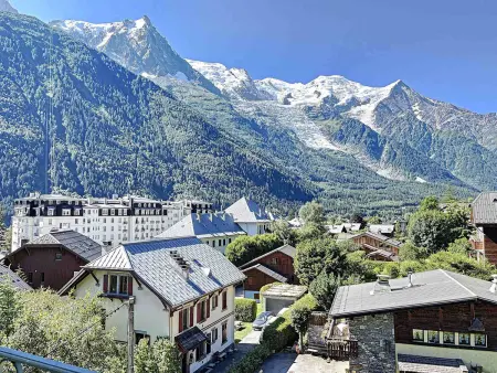 Appart. standing Chamonix, 3 ch, vue Mont-Blanc, parking : photo 12