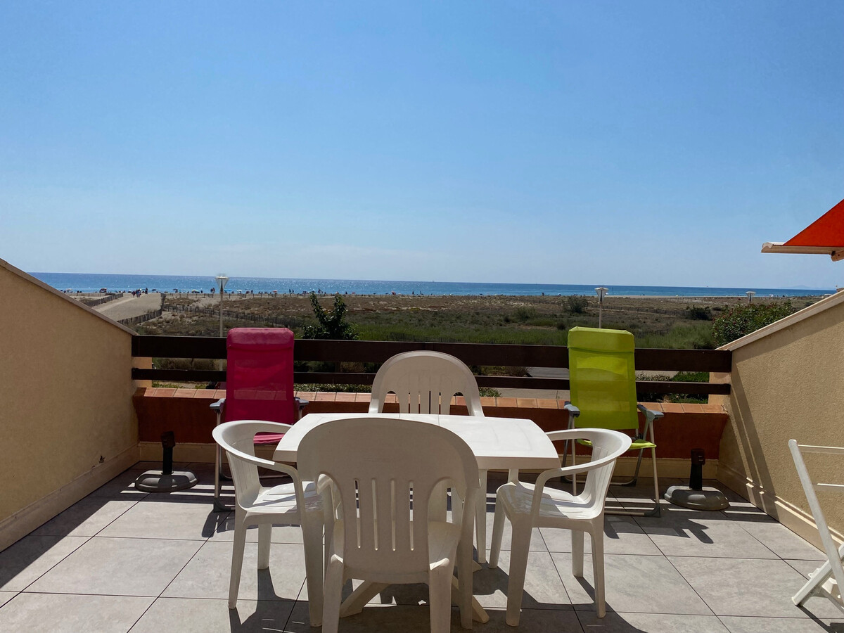 Studio cabine 4 pers. face mer avec parking à Port Leucate - Photo 3