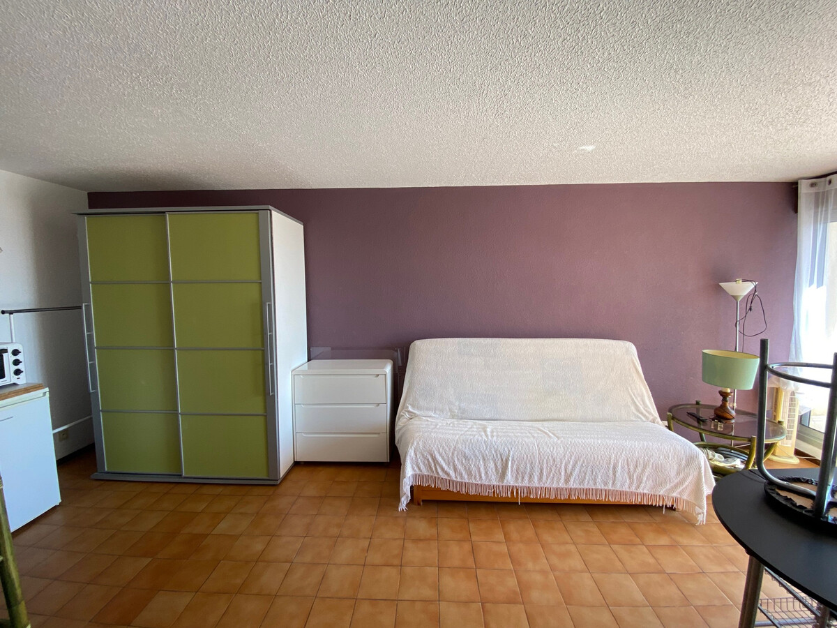Studio cabine 4 pers. face mer avec parking à Port Leucate - Photo 7