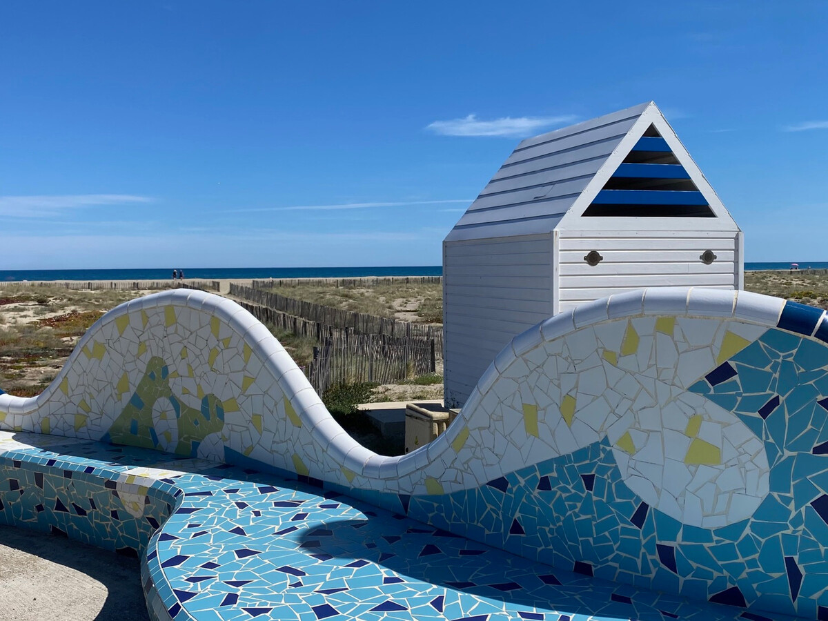 Studio cabine 4 pers. face mer avec parking à Port Leucate - Photo 18