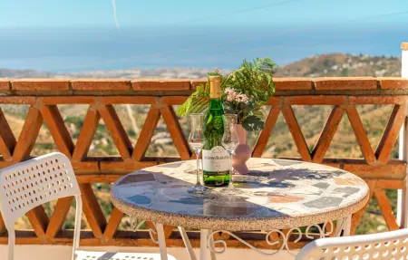 Maison andalouse avec piscine et vue mer à Torrox : photo 7