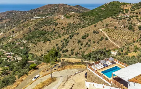 Maison andalouse avec piscine et vue mer à Torrox : photo 8