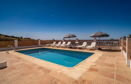 Maison andalouse avec piscine et vue mer à Torrox : photo 12