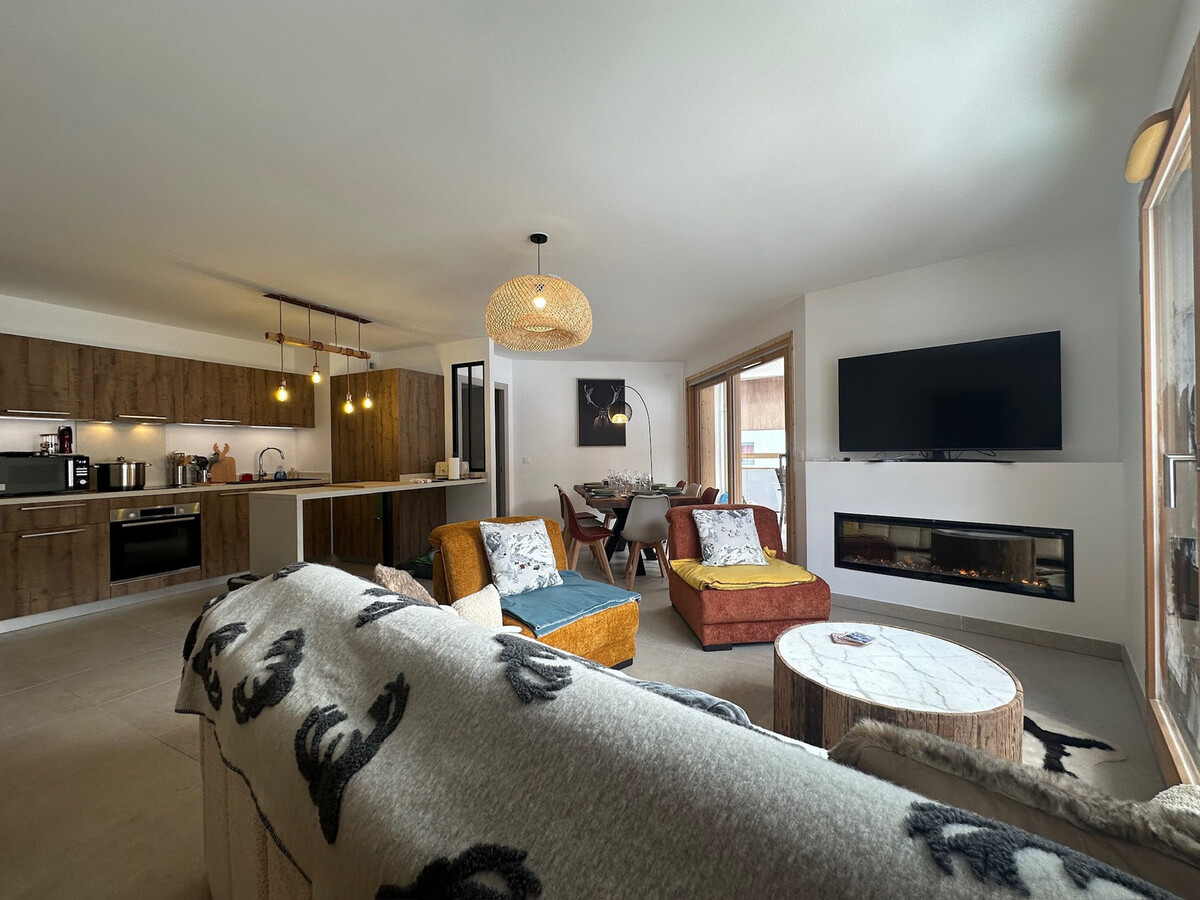 Appartement 95m² 8 pers. à Vars – Garage, spa et accès pistes - Photo 1