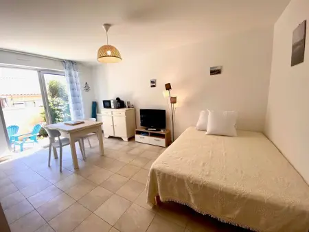 Studio rénové climatisé avec terrasse à Mèze : photo 7