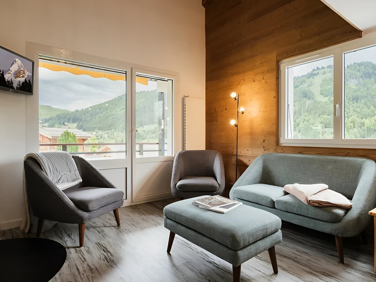 Appartement 3* 6 personnes, balcon vue montagne à La Clusaz - Photo 1