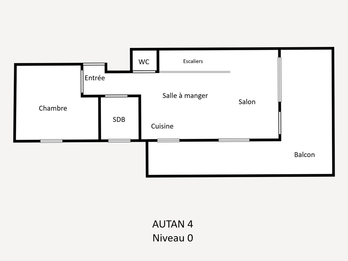 Appartement 3* 6 personnes, balcon vue montagne à La Clusaz - Photo 12