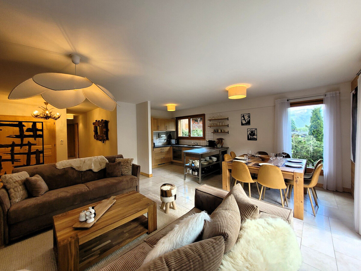 Appartement 91 m² aux Gets, 6 pers., terrasse et garage - Photo 2