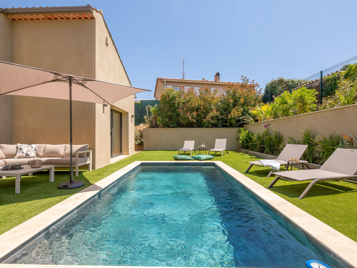 Maison Akemi rénovée 2024, piscine chauffée à Sainte-Maxime - Photo 18