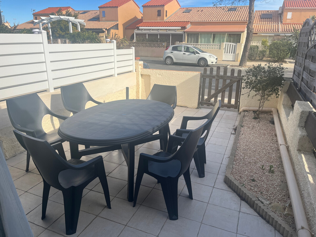 Villa T2 cabine Le Barcarès, 300 m plage, parking - Photo 2