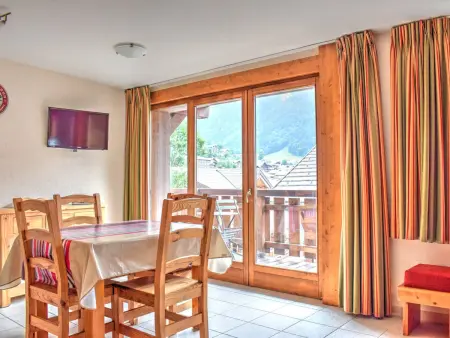Location appartement à Morzine, Studio au centre de Morzine avec balcon et WIFI