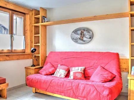Studio 35 m² centre Morzine, balcon Sud-Est : photo 3