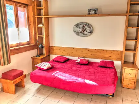 Studio 35 m² centre Morzine, balcon Sud-Est : photo 4