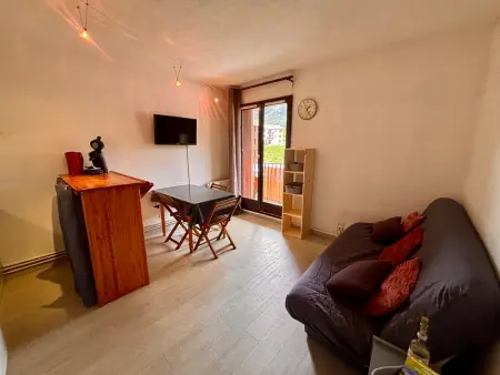 Studio Cabine 21m² aux Angles, 4 pers, balcon montagne : photo 6