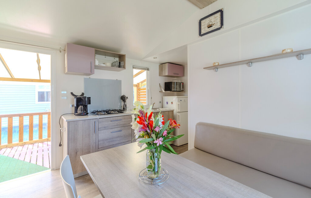 Mobil-home 6 personnes avec piscine chauffée à Saint-Georges-de-Didonne - Photo 6