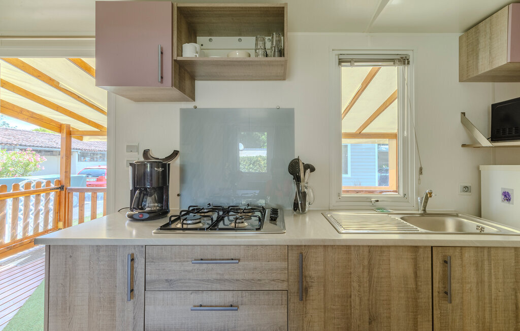 Mobil-home 6 personnes avec piscine chauffée à Saint-Georges-de-Didonne - Photo 7