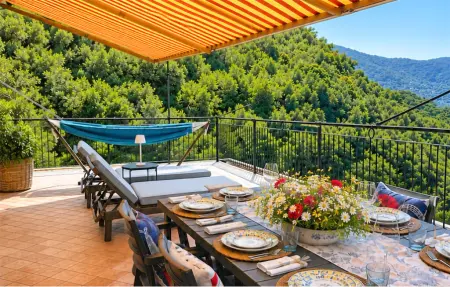 Maison vue mer à Sori, terrasse panoramique : photo 2