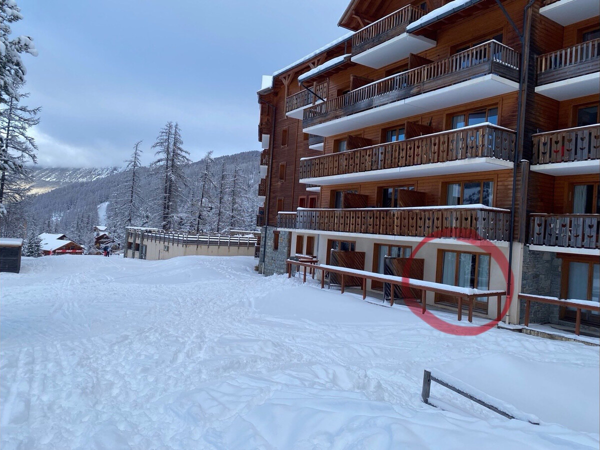 Appartement 1 chambre ski au pied à Vars, piscine chauffée - Photo 12