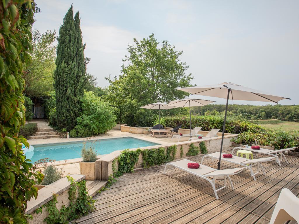 Maison Tournesol à Dégagnac, piscine chauffée et parc de jeux - Photo 24