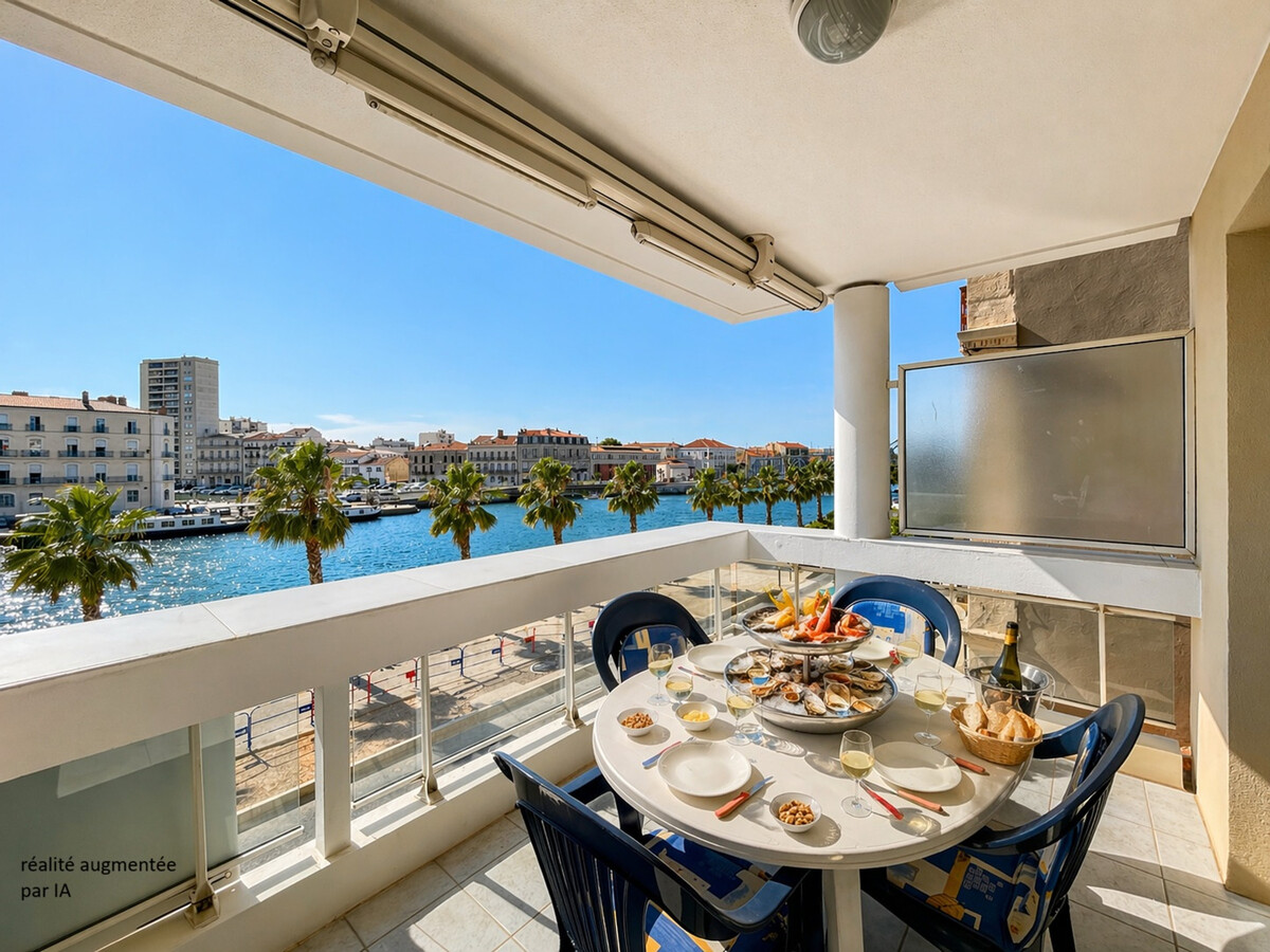 3 pièces avec garage et terrasse vue canal à Sète - Photo 1