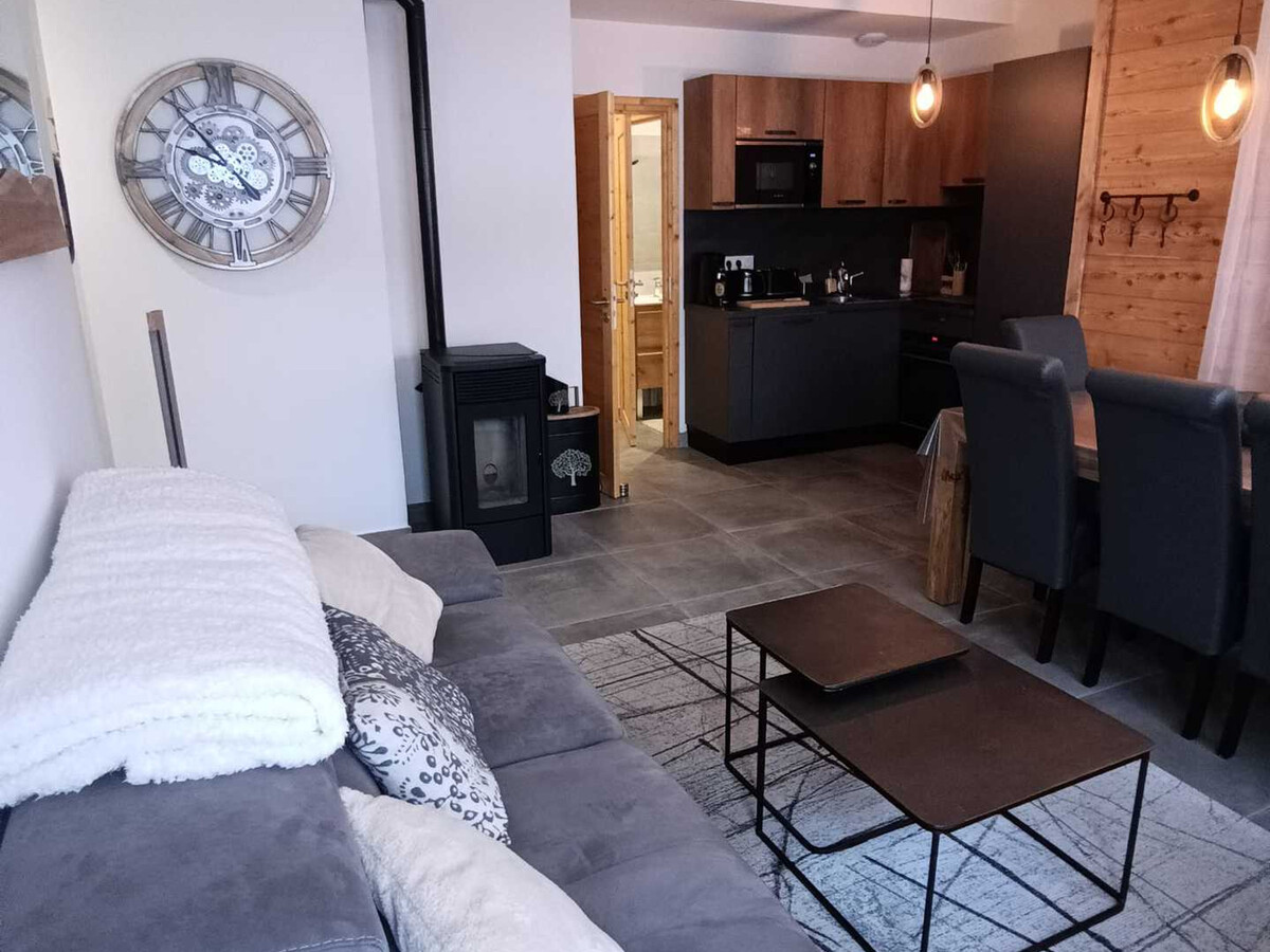 Appartement 7 pers. avec poêle et 2 terrasses à Vars - Photo 1