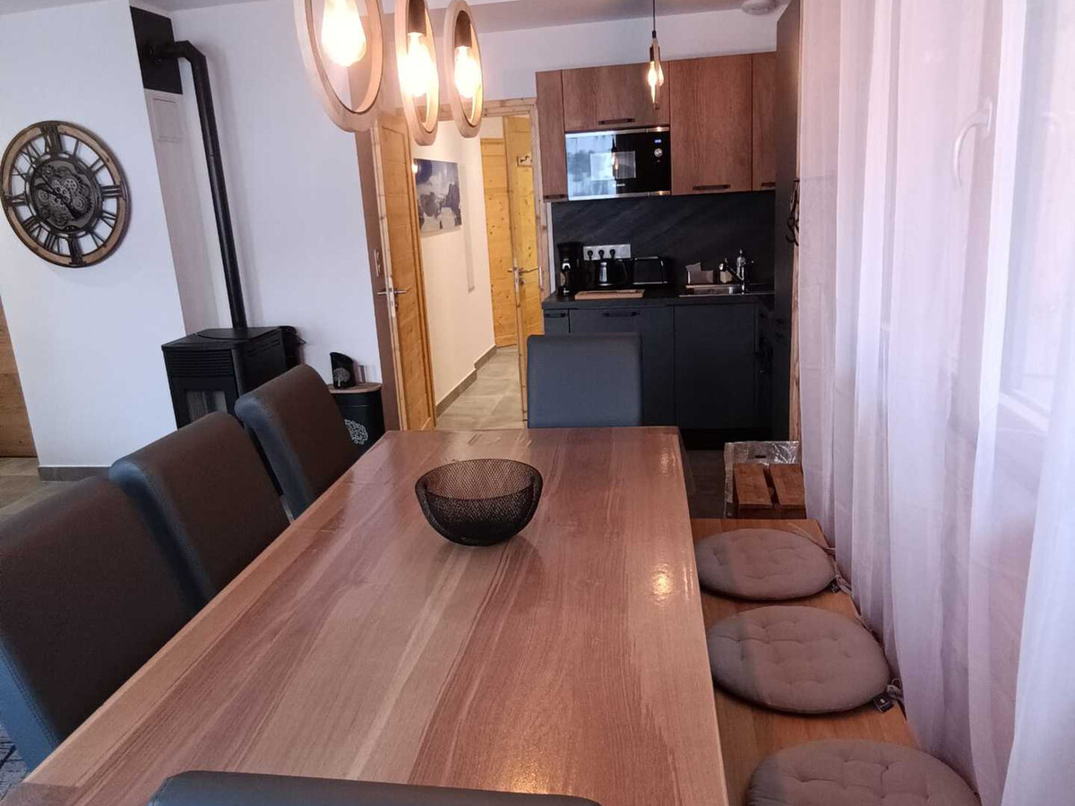 Appartement 7 pers. avec poêle et 2 terrasses à Vars - Photo 3