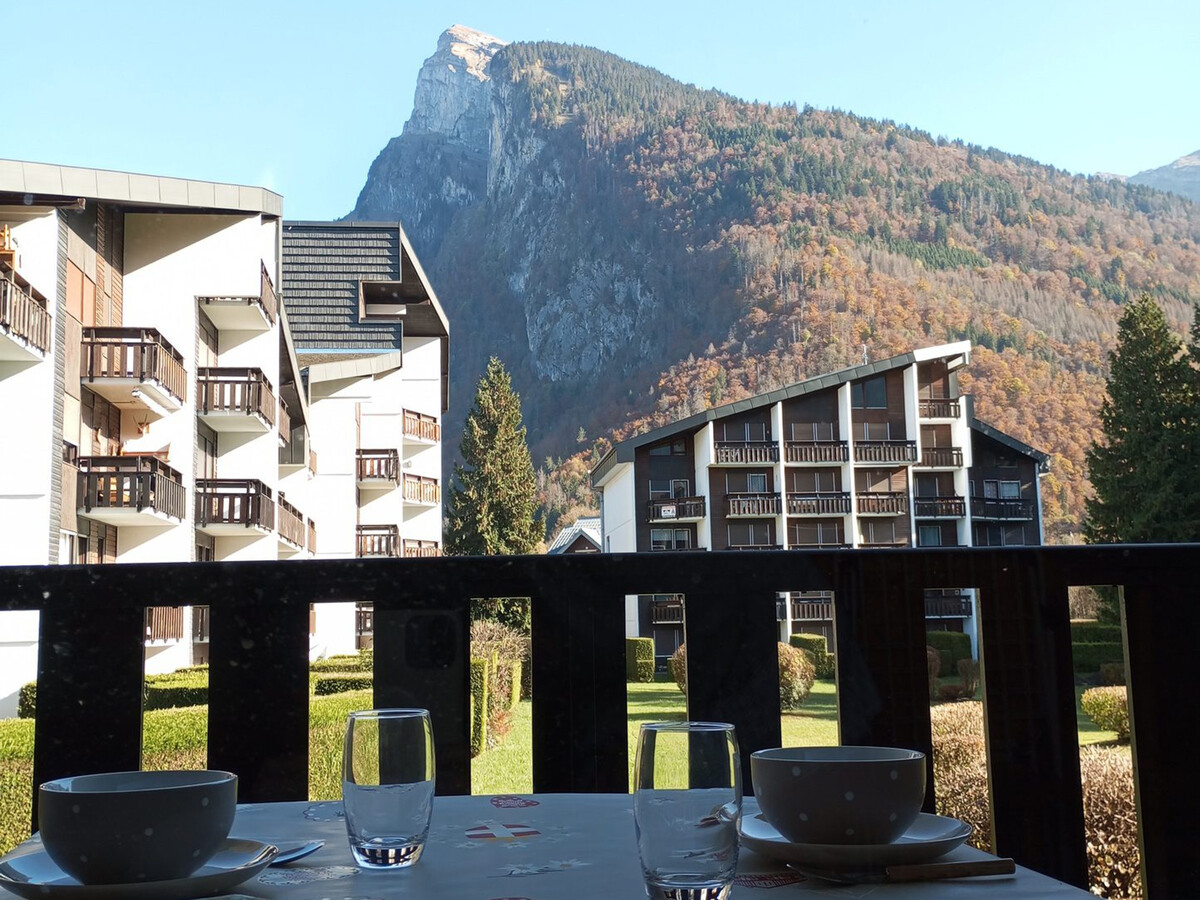 Studio 21m² 4 pers à Samoëns, balcon vue montagne - Photo 3