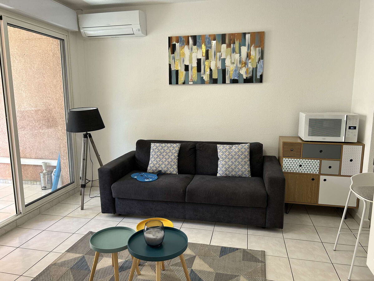 Appartement climatisé à Port Fréjus, 50m de la plage - Photo 3