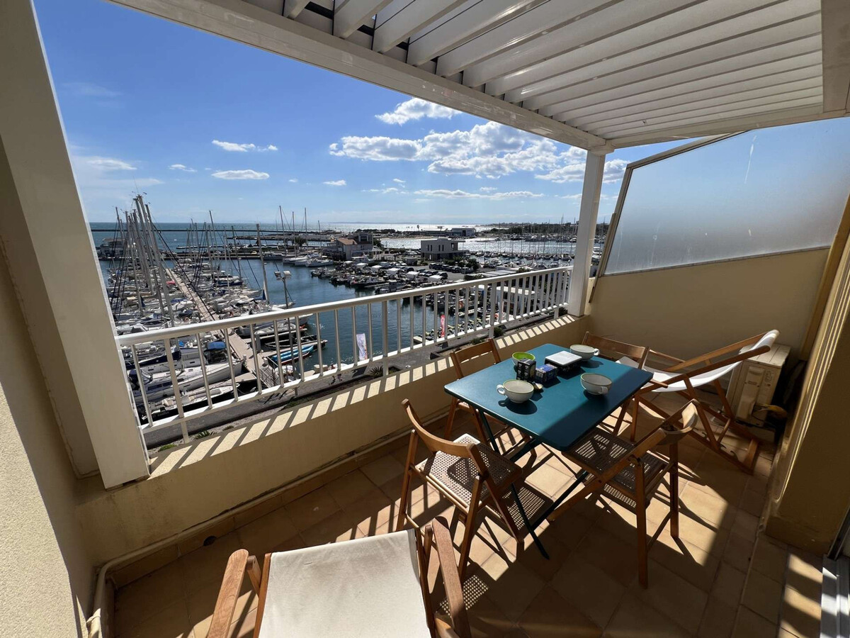 Studio-Cabine 4 pers. Cap d'Agde, vue mer et parking - Photo 2