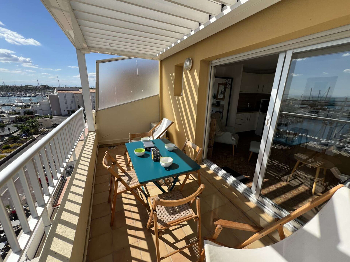 Studio-Cabine 4 pers. Cap d'Agde, vue mer et parking - Photo 3