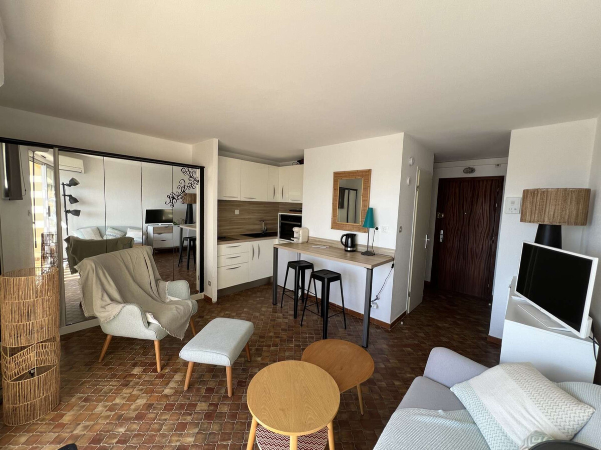 Studio-Cabine 4 pers. Cap d'Agde, vue mer et parking - Photo 5