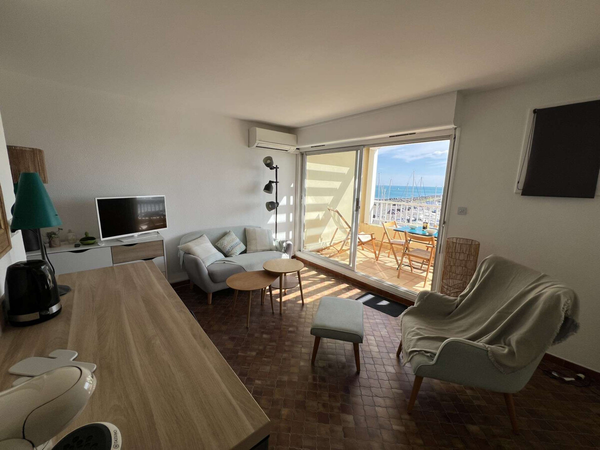 Studio-Cabine 4 pers. Cap d'Agde, vue mer et parking - Photo 7