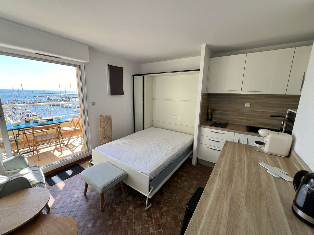 Studio-Cabine 4 pers. Cap d'Agde, vue mer et parking - Photo 10