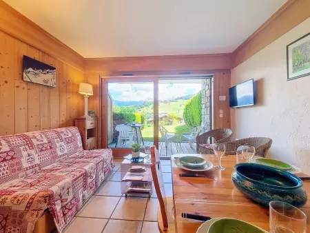 Appartement 2 chambres jardin face au Mont Blanc : photo 7