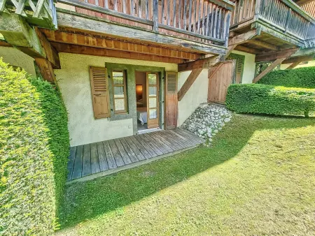 Appartement 2 chambres jardin face au Mont Blanc : photo 12