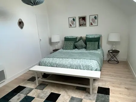 Gîte contemporain 8 pers., piscine et jardin à Saint-Éloy-de-Gy : photo 15