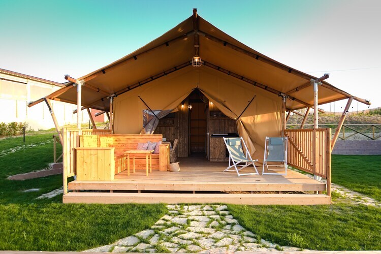 Tenda 2 : glamping en tente climatisée à Fermo - Photo 12