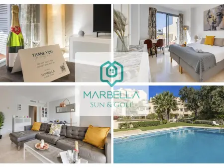 Location maison à Marbella, Maison de Ville à Marbella, Piscine, Plage et Confort