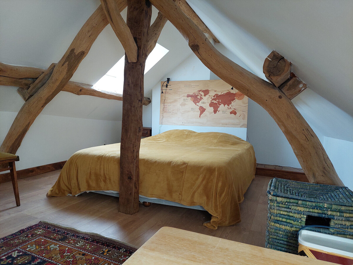 Gîte Champêtre avec Home Cinéma et Verger Libre Cueillette - Photo 13
