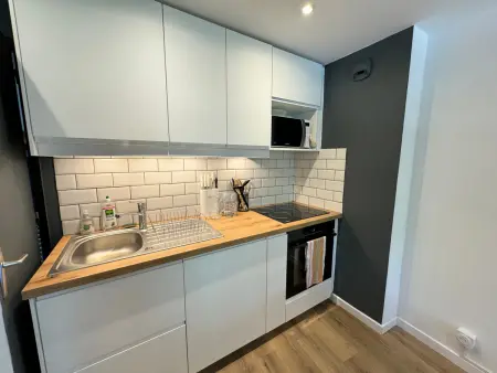 Location appartement à Le Monêtier les Bains, Appartement spacieux proche pistes, vue sur montagne