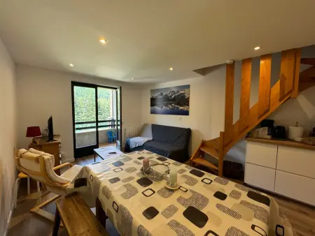 Appartement 4 pièces vue montagne, accès direct aux pistes : photo 2